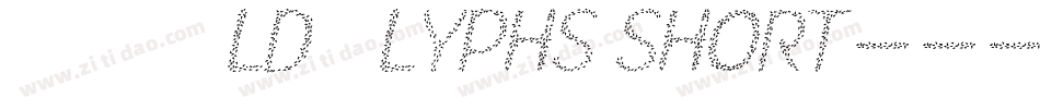 HKH Old Glyphs short字体转换
